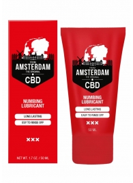 Пролонгирующий лубрикант Numbing CBD from Amsterdam - 50 мл. - Shots Media BV - купить с доставкой в Симферополе