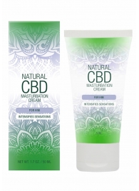 Крем для мастурбации для мужчин Natural CBD Masturbation Cream For Him - 50 мл. - Shots Media BV - купить с доставкой в Симферополе