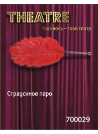 Красное страусовое пёрышко - ToyFa - купить с доставкой в Симферополе