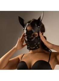 Черная маска  Собака  с ушками - Crazy Handmade - купить с доставкой в Симферополе