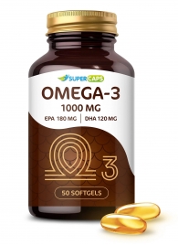 Пищевая добавка SuperCaps OMEGA-3 - 50 капсул (1000 мг) - SuperCaps - купить с доставкой в Симферополе