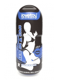 Мастурбатор-ротик с вибрацией Sex In A Can Mouth Lotus Tunnel - Lovetoy - в Симферополе купить с доставкой