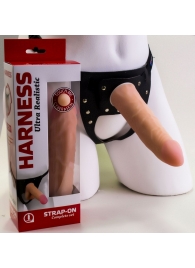 Страпон Харнесс из трусиков и насадки-фаллоса - 17,5 см. - LOVETOY (А-Полимер) - купить с доставкой в Симферополе