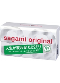 Ультратонкие презервативы Sagami Original 0.02 - 10 шт. - Sagami - купить с доставкой в Симферополе