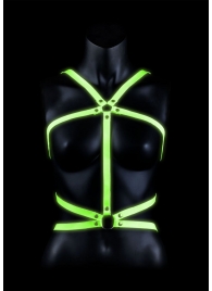 Портупея Body Harness с неоновым эффектом - размер L-XL - Shots Media BV - купить с доставкой в Симферополе