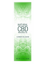 Массажное масло Natural CBD Massage Oil - 50 мл. - Shots Media BV - купить с доставкой в Симферополе