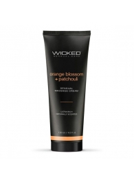 Массажный легкий крем WICKED Orange Blossom plus Patchouli - 120 мл. - Wicked - купить с доставкой в Симферополе