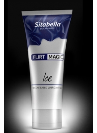 Силиконовая гель-смазка FLIRT MAGIC Ice с лёгким пролонгирующим эффектом - 75 мл. - Sitabella - купить с доставкой в Симферополе