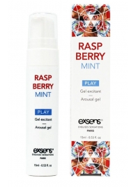 Возбуждающий гель Raspberry Mint с ароматом малины и мяты - 15 мл. - Exsens - купить с доставкой в Симферополе