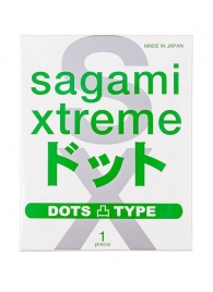 Презерватив Sagami Xtreme Type-E с точками - 1 шт. - Sagami - купить с доставкой в Симферополе