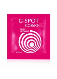 Стимулирующий интимный крем для женщин Cosmo G-spot - 2 гр. - Биоритм - купить с доставкой в Симферополе