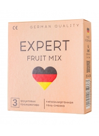 Ароматизированные презервативы EXPERT Fruit Mix - 3 шт. - Expert - купить с доставкой в Симферополе