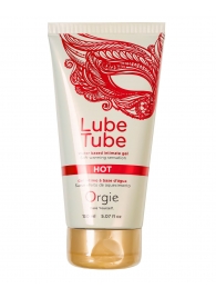 Интимный гель на водной основе Lube Tube Hot с разогревающим эффектом - 150 мл. - ORGIE - купить с доставкой в Симферополе