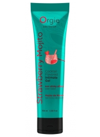 Съедобный интимный гель Orgie Lube Tube Cocktail Strawberry Mojito - 100 мл. - ORGIE - купить с доставкой в Симферополе