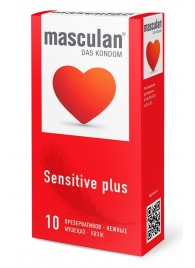 Презервативы Masculan Sensitive plus - 10 шт. - Masculan - купить с доставкой в Симферополе