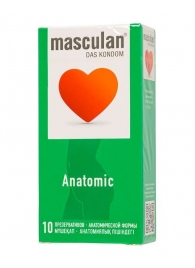 Презервативы анатомической формы Masculan Anatomic - 10 шт. - Masculan - купить с доставкой в Симферополе