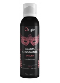Хрустящая пенка для массажа Orgie Acqua Croccante Sakura с ароматом сакуры - 150 мл. - ORGIE - купить с доставкой в Симферополе