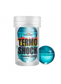 Интимный гель Termo Shock Hot Ball с разогревающе-покалывающим эффектом (2 шарика по 3 гр.) - HotFlowers - купить с доставкой в Симферополе