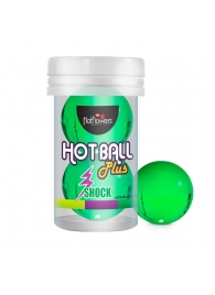 Лубрикант на силиконовой основе Hot Ball Plus с покалывающим эффектом (2 шарика по 3 гр.) - HotFlowers - купить с доставкой в Симферополе