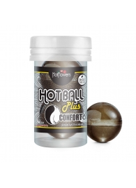 Анальный лубрикант на масляной основе Hot Ball Plus Conforto (2 шарика по 3 гр.) - HotFlowers - купить с доставкой в Симферополе