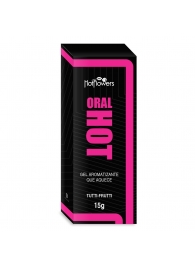 Гель для оральных ласк Oral Hot с согревающим эффектом - 15 гр. - HotFlowers - купить с доставкой в Симферополе