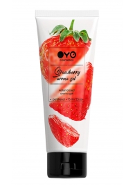 Лубрикант на водной основе OYO Aroma Gel Strawberry с ароматом клубники - 75 мл. - OYO - купить с доставкой в Симферополе