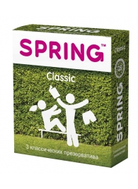 Классические презервативы SPRING CLASSIC - 3 шт. - SPRING - купить с доставкой в Симферополе