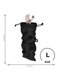 Черный мешочек для хранения игрушек Treasure Bag L - Satisfyer - купить с доставкой в Симферополе