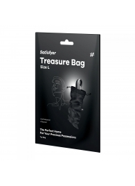 Черный мешочек для хранения игрушек Treasure Bag L - Satisfyer - купить с доставкой в Симферополе