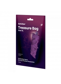 Фиолетовый мешочек для хранения игрушек Treasure Bag XL - Satisfyer - купить с доставкой в Симферополе