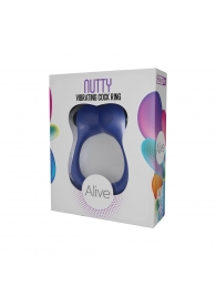 Синее эрекционное виброкольцо Nutty - Adrien Lastic - в Симферополе купить с доставкой