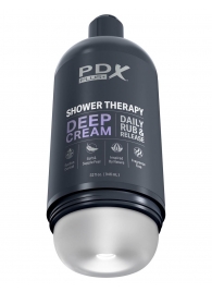 Мастурбатор в бутылке Shower Therapy Deep Cream - Pipedream - в Симферополе купить с доставкой