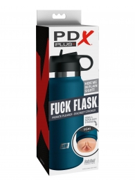 Мастурбатор-вагина в синей колбе F*ck Flask - Pipedream - в Симферополе купить с доставкой