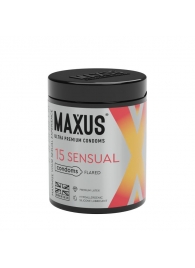 Анатомические презервативы MAXUS Sensual - 15 шт. - Maxus - купить с доставкой в Симферополе