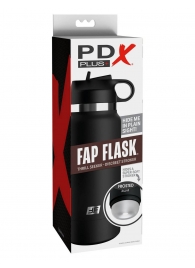 Черный мастурбатор в виде бутылки Fap Flask - Pipedream - в Симферополе купить с доставкой