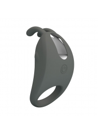 Серое эрекционное кольцо с вибрацией Master Ring - Baile - в Симферополе купить с доставкой