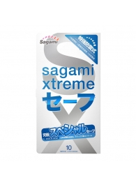 Презервативы Sagami Xtreme Ultrasafe с двойным количеством смазки - 10 шт. - Sagami - купить с доставкой в Симферополе