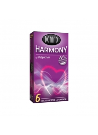 Презервативы с рёбрышками Domino Harmony - 6 шт. - Domino - купить с доставкой в Симферополе