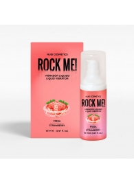 Жидкий вибратор Nuei Rock Me! с ароматом клубники - 20 мл. - Nuei cosmetics - купить с доставкой в Симферополе