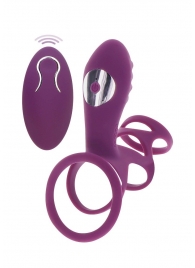 Фиолетовая эрекционная вибронасадка Halo Halo C-Ring Sleeve - Toy Joy - в Симферополе купить с доставкой