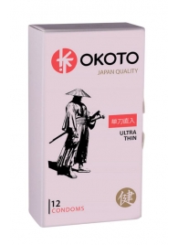 Тонкие презервативы OKOTO Ultra Thin - 12 шт. - Sitabella - купить с доставкой в Симферополе