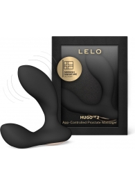 Черный вибростимулятор простаты Hugo 2 - Lelo - в Симферополе купить с доставкой