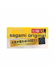 Презервативы увеличенного размера Sagami Original 0.02 XL-size - 12 шт. - Sagami - купить с доставкой в Симферополе