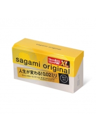 Презервативы увеличенного размера Sagami Original 0.02 XL-size - 12 шт. - Sagami - купить с доставкой в Симферополе