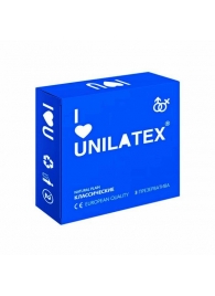 Классические презервативы Unilatex Natural Plain - 3 шт. - Unilatex - купить с доставкой в Симферополе