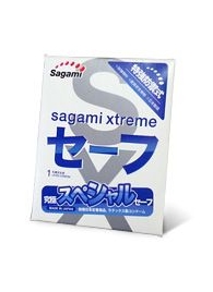 Презерватив Sagami Xtreme Ultrasafe с двойным количеством смазки - 1 шт. - Sagami - купить с доставкой в Симферополе