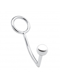 Кольцо на пенис с анальным стимулятором Stainless Steel Anal Hook   Cock Ring - BlueLine - в Симферополе купить с доставкой
