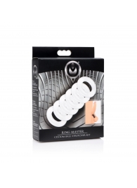 Комплект из 6 прозрачных эрекционных колец Ring Master Custom Ball Stretcher Kit - XR Brands - в Симферополе купить с доставкой