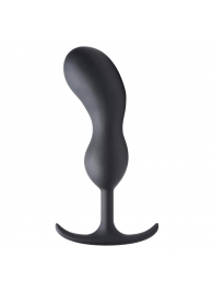 Черный массажер простаты с утяжелителями Premium Silicone Weighted Prostate Plug XL - 20,8 см. - XR Brands - в Симферополе купить с доставкой