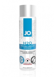 Возбуждающий лубрикант на водной основе JO Personal Lubricant H2O Warming - 120 мл. - System JO - купить с доставкой в Симферополе